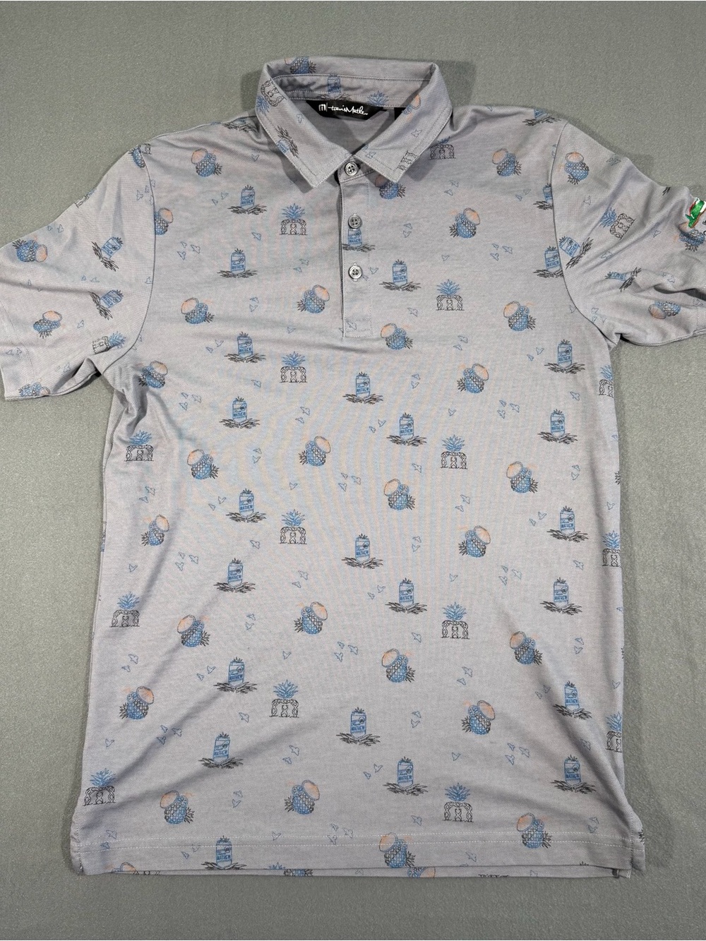 TravisMathew The Coeur d'Alene Embroidered Golf Polo Small